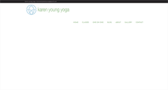 Desktop Screenshot of karenyoungyoga.com