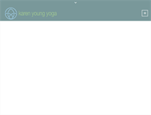 Tablet Screenshot of karenyoungyoga.com